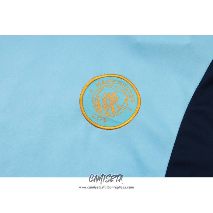 Chandal del Manchester City 2023-2024 Manga Corta Azul